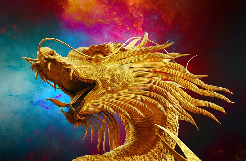 Dragon in the garden